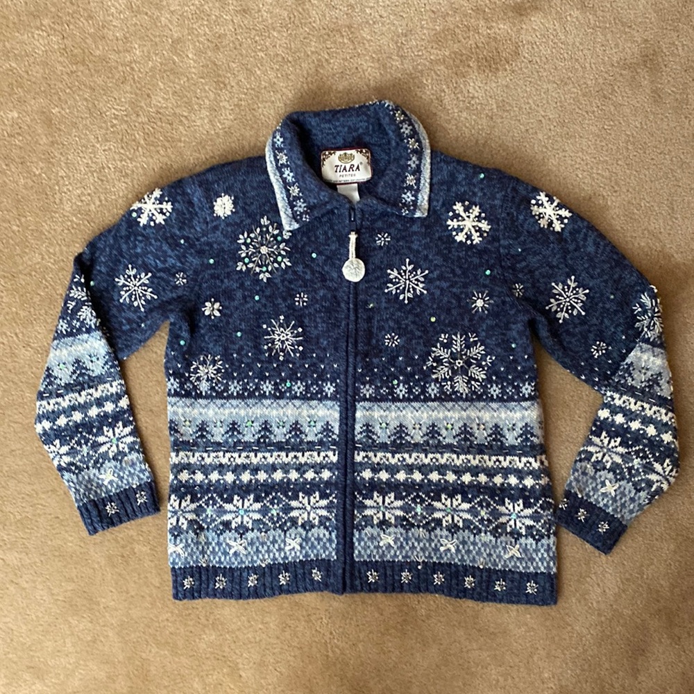 Christmas/Holiday snowflake sweater